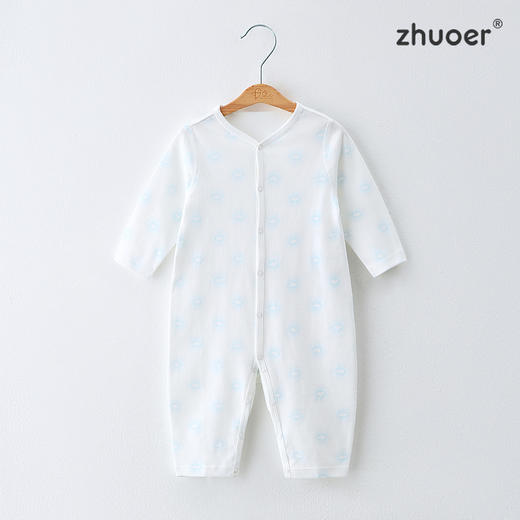 【纯棉贴身连体衣】卓儿婴儿衣服宝宝春秋长袖打底衫新生儿哈衣舒适 商品图12