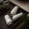 束刻秘青手绘文人雅植闻香杯/秘青釉手绘聚香杯 陶瓷 岩茶用喝茶单杯品茗杯 高款杯 商品缩略图3