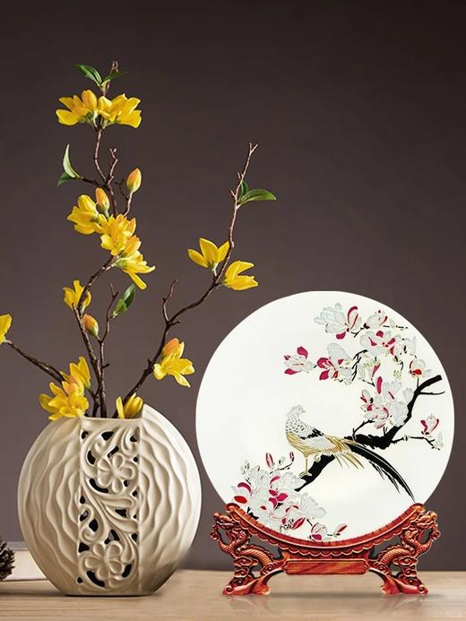 双面雕刻水晶盘 商品图8