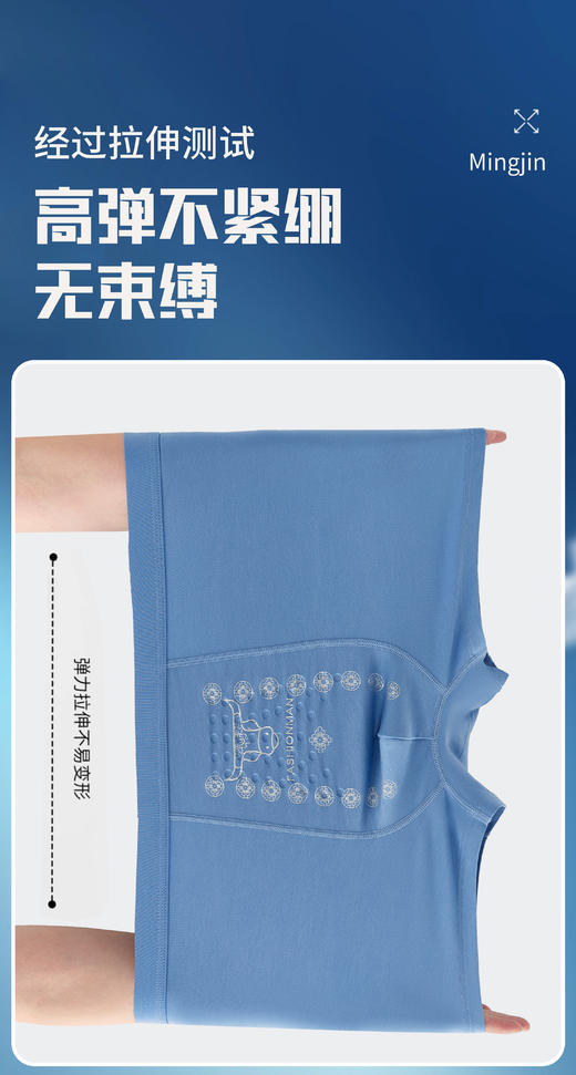 男士莫代尔包头明筋按摩内裤系列8754/23965/93965 商品图3