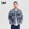 Lee商场同款舒适版浅蓝色男长袖牛仔夹克LMT007009101291A05309 商品缩略图0
