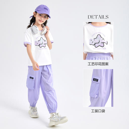 笛莎Deesha 童装女童套装2024夏季套装 商品图1