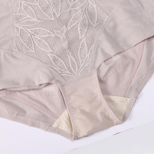 都市丽人美体纤塑中塑束裤女蕾丝+网纱塑身无平角束裤LT42A6 商品图8