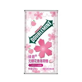 绿箭 无糖花香薄荷糖 樱花白桃味27g