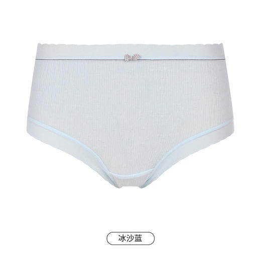 都市丽人健康系列舒肤棉内裤女人棉提花纯棉女士内裤中腰平角内裤LK45E2 商品图9