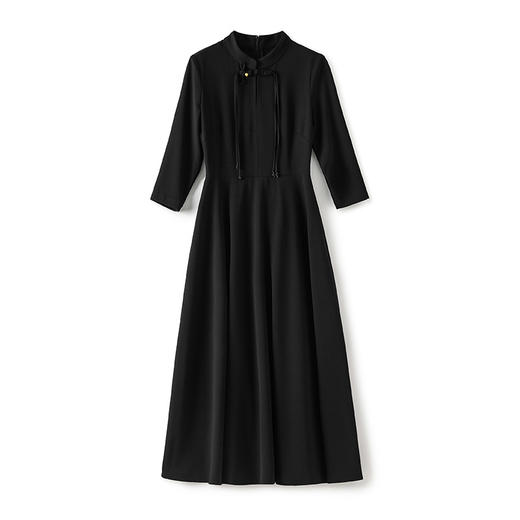 收腰显瘦，新中式高质量质感复古精致连衣裙WLZD-2405109 商品图4