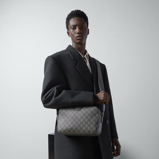 GUCCI 古驰 男士 Ophidia系列 中号邮差包 混色 767190 UULHK 1244 商品图3