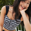 sisia2024新款泳衣女千鸟格性感复古显瘦泡温泉海岛游分体泳衣 商品缩略图7