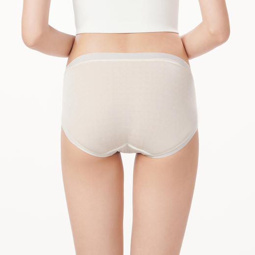 都市丽人健康系列薄透丝滑内裤女锦泳女士内裤速干中腰平角内裤LK45B9 商品图3