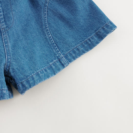 【马克珍妮 芦芙】女童宽松A版软牛仔短裤儿童裤子夏装新款240576 商品图4