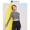 sisia2024新款泳衣女性感长袖冲浪浮潜长裤显瘦遮腹分体泳衣套装 商品缩略图0
