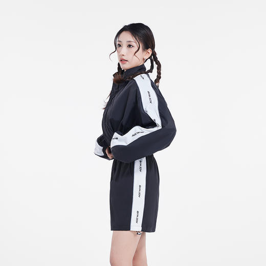 YKYB短款防晒服女2025夏季新款时尚运动风廓形收腰显瘦上衣短外套 商品图1