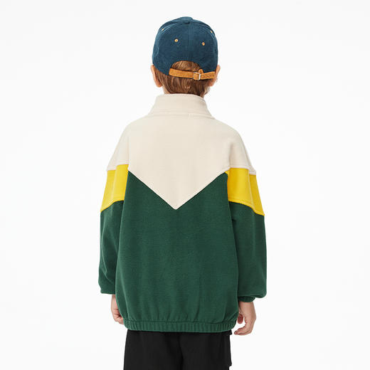 【秒2】【MQD】童装中大童韩版连帽卫衣秋季新款儿童摇粒绒立领外套9633W0801 商品图4