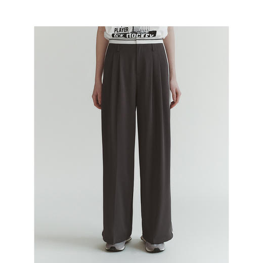 TeenieWeenie小熊撞色休闲裤女夏季女长裤TTTC246409I 商品图1