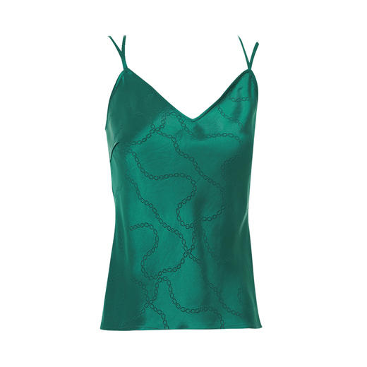 EITIE爱特爱夏季新款纯色v领百搭显瘦吊带内搭小背心7413101 商品图11