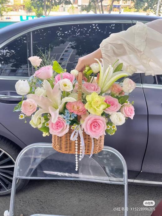 女神收获幸福花篮 商品图0