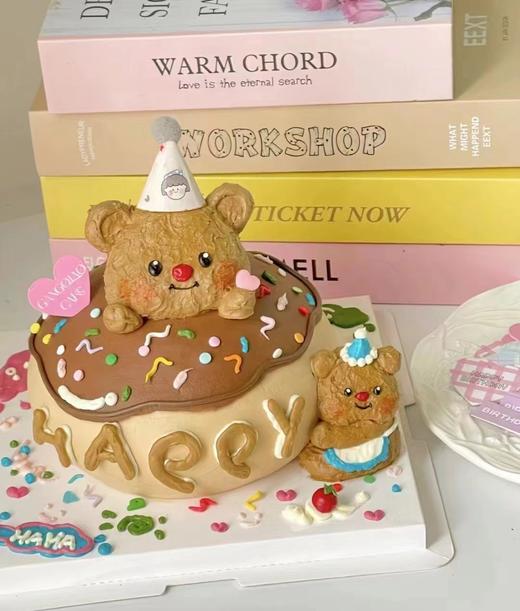 网红ins黄油熊卡通蛋糕-低糖处理无添加 商品图1