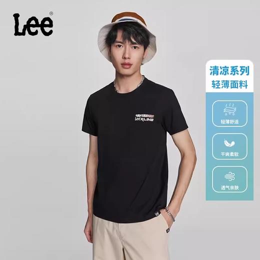 Lee标准版型圆领卡通印花凉感男短袖T恤潮LMT008124202026K11000 商品图0