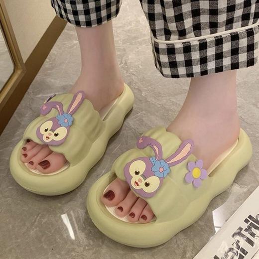 【踩屎感拖鞋女 外穿新款ins】时尚花朵少女心 软底厚底凉拖女 商品图8
