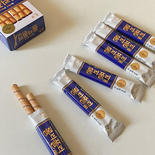 韩国进口海太巧克力味夹心蛋卷62g 商品图2