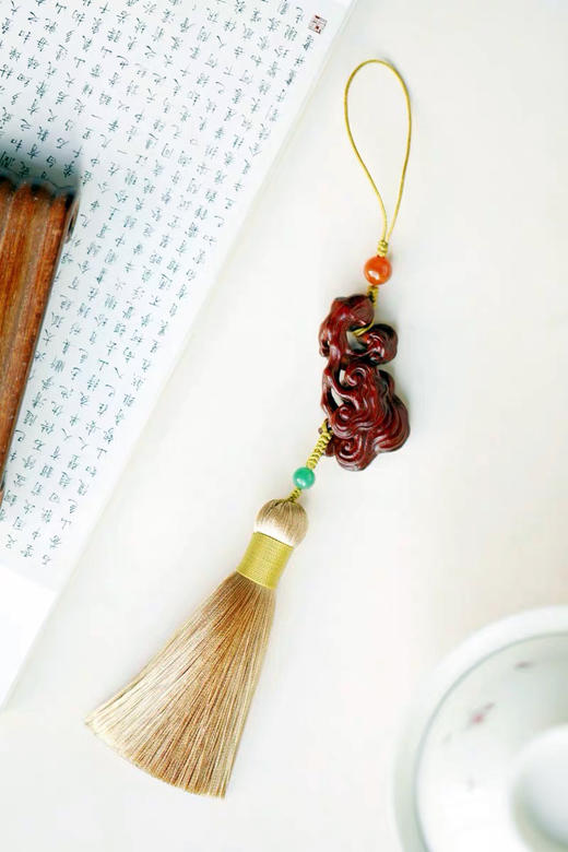 灵芝°小叶紫檀车挂/挂件 商品图1