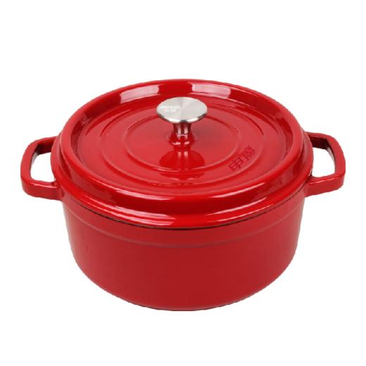 申魔  珐琅锅   珐琅铸铁汤锅-24CM 商品图1
