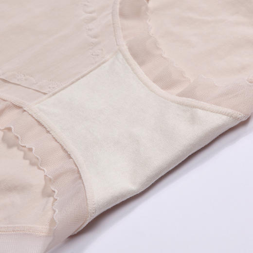 都市丽人基础系列舒肤棉内裤女100S棉纯棉女士内裤中腰平角内裤LK45G5 商品图8