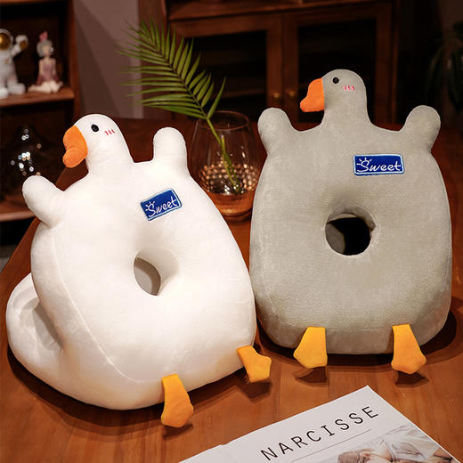 大白鹅冰丝午睡枕 商品图0