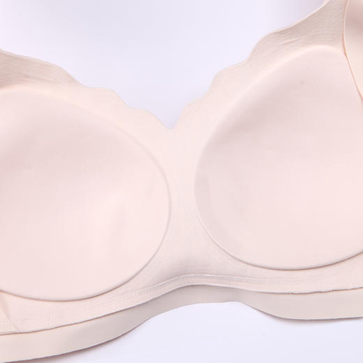 都市丽人快乐妈咪孕哺内衣女蕾丝随意裁文胸无尺码3/4杯薄款无钢圈三排扣LB42L3 商品图6