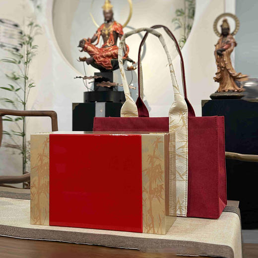 竹影【中国红.大号龙泉青瓷双罐】220元1套.整箱4套 商品图1