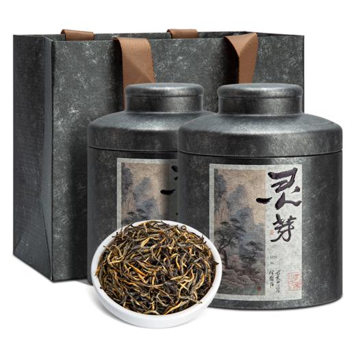 【送礼】茶叶 红茶 金骏眉 灵芽  浓香型 正宗武夷茶 罐装礼盒 五虎 125g 商品图8