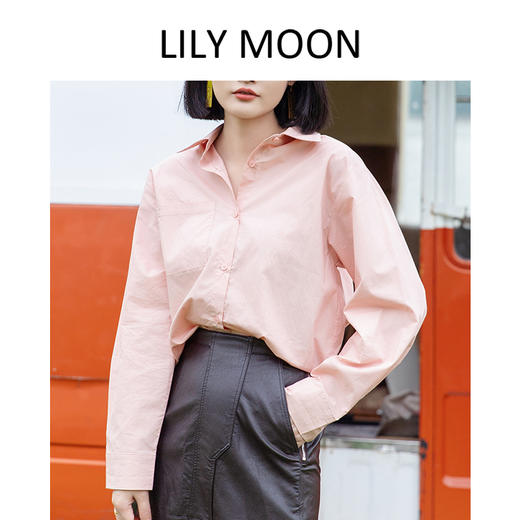 LILY MOON法式设计感休闲衬衫 商品图1