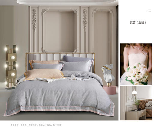 四件套莱茵灰粉 商品图0