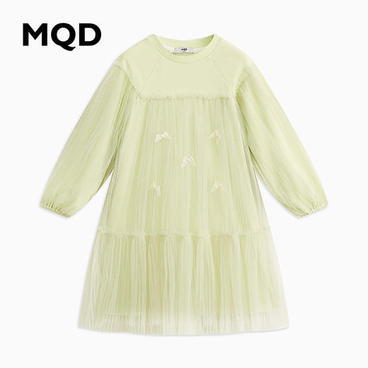 【MQD】【公主裙】童装女童春秋季新款甜美网纱连衣裙6633A09 商品图0
