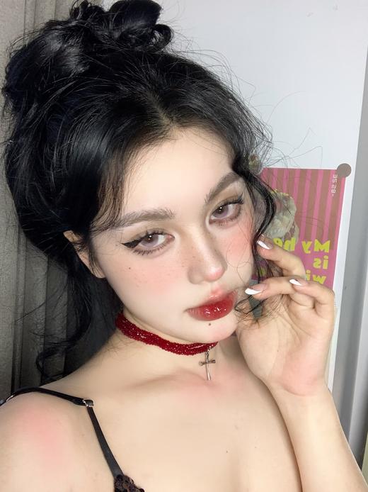 Mimipark旗下 ·｜知名浪漫&爱丽丝游&瑰丽画卷 14.5mm白狮参考着色大直径 ｜半年抛  2片 商品图4