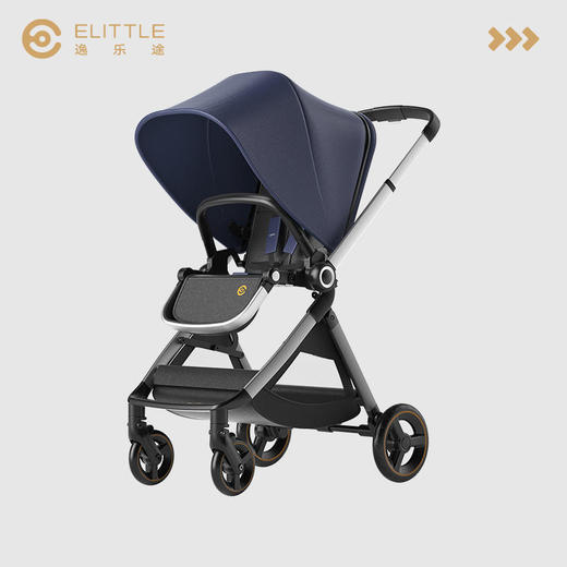 elittile逸乐途emu婴儿推车高景观避震轻便一键折叠可坐躺双向车 商品图0