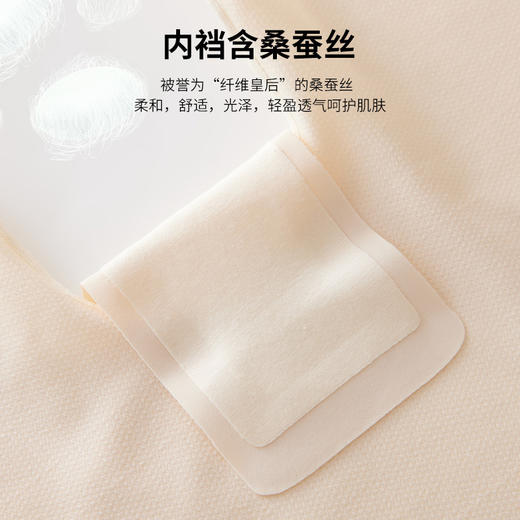 【清仓/剩黑色M/L】防卷边无痕收腹裤 轻薄收腹蚕丝安全裤5Z24QNH1783 商品图4