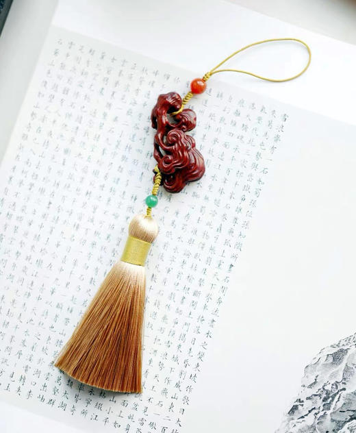 灵芝°小叶紫檀车挂/挂件 商品图0