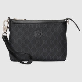 GUCCI 古驰 男士互扣式双G邮差包 混色 760021 92THN 1000