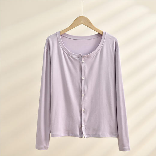 春秋新款重磅V领打底衫女透气百搭外套时尚针织衫上衣宽松 商品图4