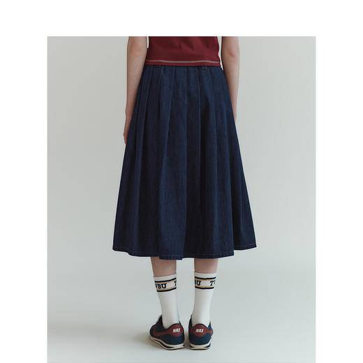 TeenieWeenie小熊字母牛仔半身裙女夏季女短裙TTWJ246403N 商品图4