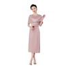 高端结婚妈妈装，粉色新中式旗袍年轻喜婆婆婚宴礼服裙HH-9951 商品缩略图4