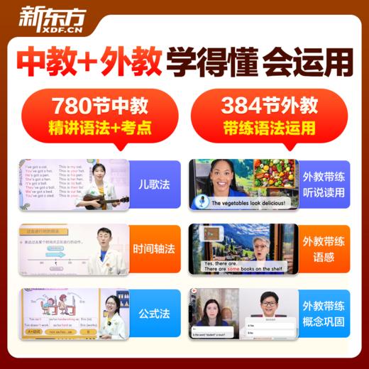 【新东方】巧学语法 一套搞定小初高语法（学+练+考+用）英语语法学习大招高效提升 商品图4