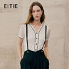 EITIE爱特爱夏季新款V领显瘦干练针织衫7401102 商品缩略图0