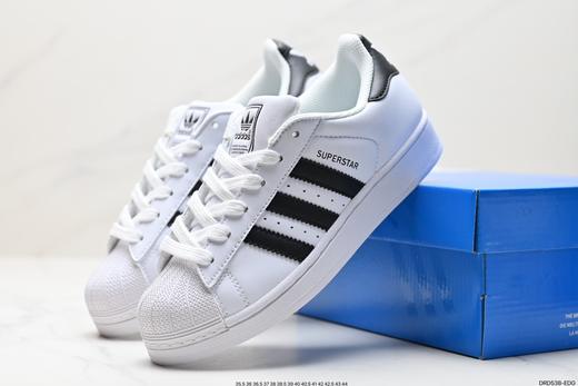 阿迪达斯Adidas Originals Superstar三叶草贝壳头经典低帮百搭休闲运动板鞋B27140男女鞋 商品图7