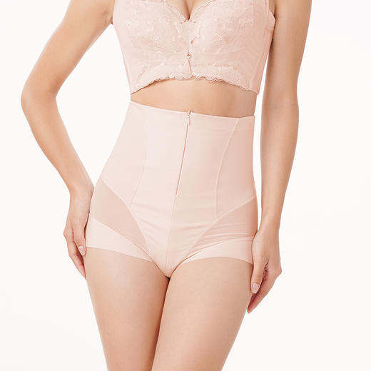 都市丽人美体纤塑中塑束裤女随意裁塑身无平角束裤LT42D5 商品图1