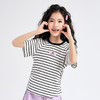 笛莎Deesha T恤2024夏季新款时尚条纹短袖T恤 商品缩略图4