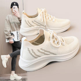 2025春夏【新款网鞋女 透气网面运动鞋】休闲女鞋 厚底增高百搭