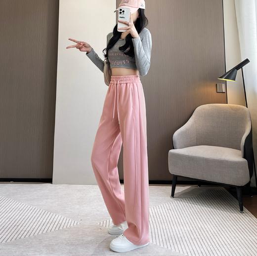 优选丨新款窄版镰刀裤卫裤 垂感直筒阔腿裤（4-304） 商品图5