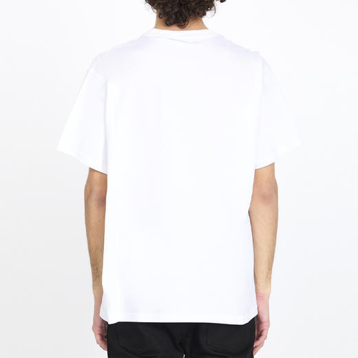 BURBERRY 巴宝莉 男士字母徽标印花棉质圆领短袖T恤 白色 8084234 A1464 商品图2